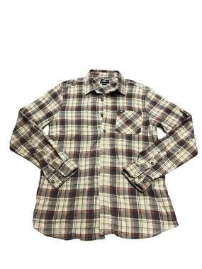 O'Neill Men's Plaid Long Sleeve Button-Down Flannel Shirt